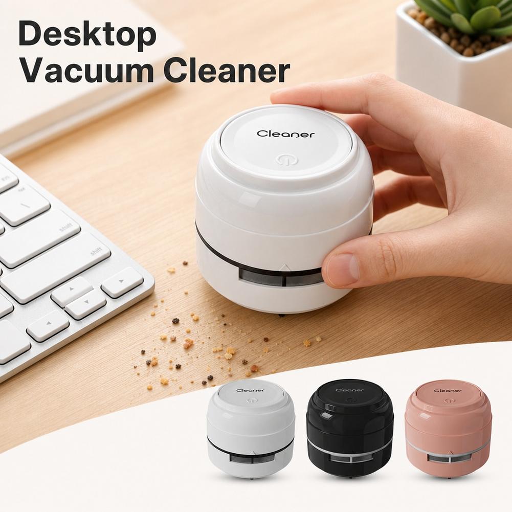 Mini Desktop Vacuum Cleaner For Eraser Dust - Penyedot Debu Mini Nirkabel untuk Meja,