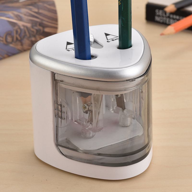 Electric Pencil Sharpener Usb - Rautan Pensil Otomatis Dua Lubang Listrik