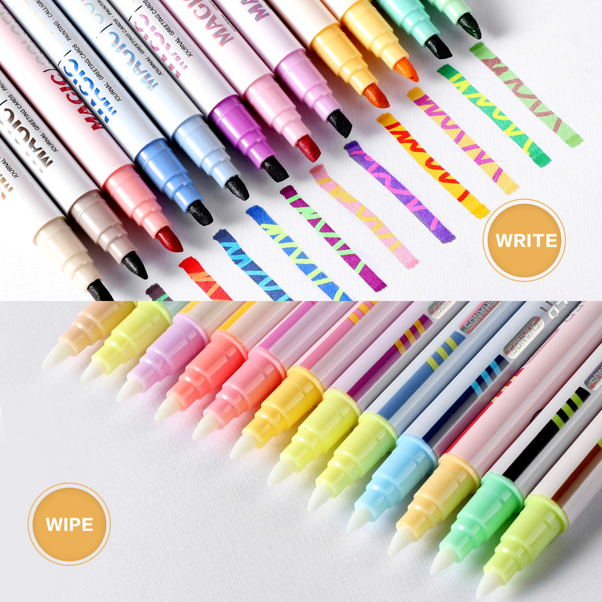12 buah pena Highlighter berub - Pastel Highlighter Set Double Ended ulasan dan harga