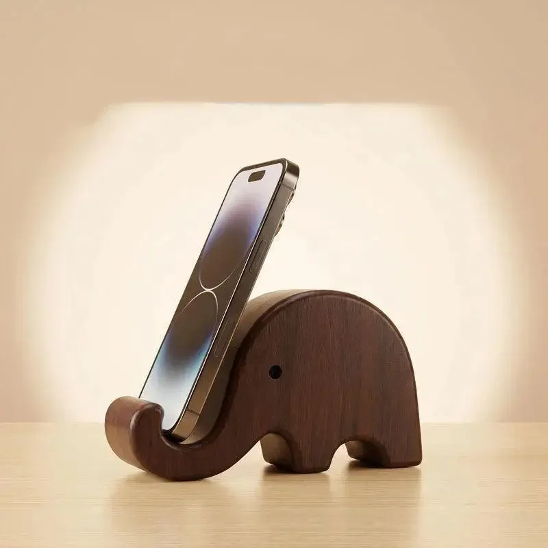 Penyangga Telepon Kayu Solid W - Desk Accessories ulasan dan harga