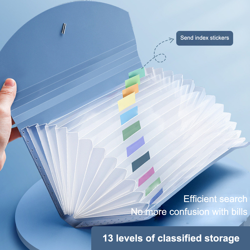 13 Folder File Ekspansi Saku,  - Expandable Accordion File Folder 13 Pockets ulasan dan harga